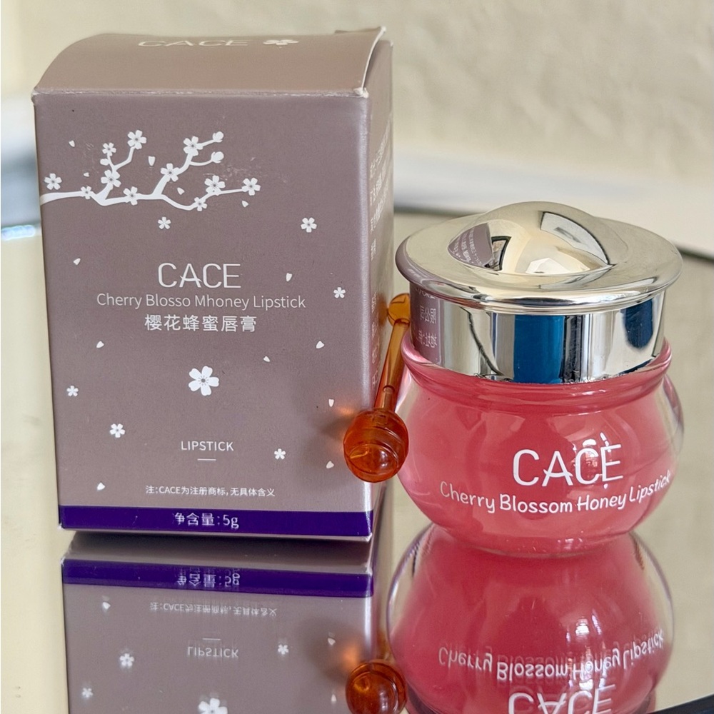 CACE Cherry Blossom Honey Lipstick NIB